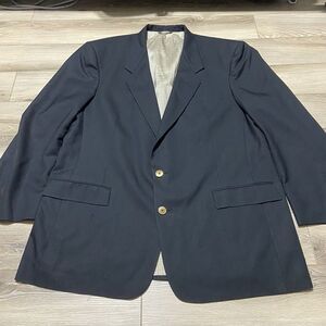 Vintage Christian Dior Monsieur Black Sports Coat Men's‎ Blazer Jacket 48